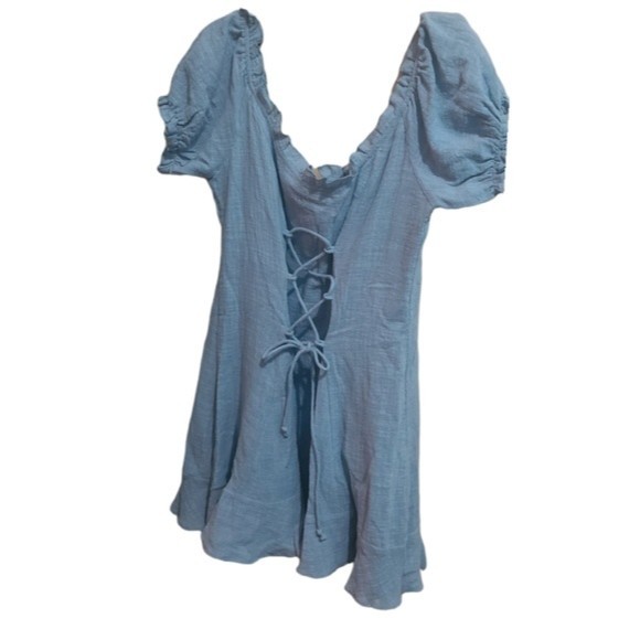 Urban outfitters Cottagecore Lace Up Front Dress - Picture 3 of 8